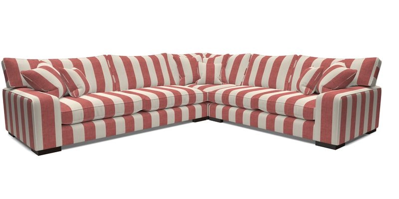 Richmond Large Corner Unit LHF in Two Tone Plain Biscuit