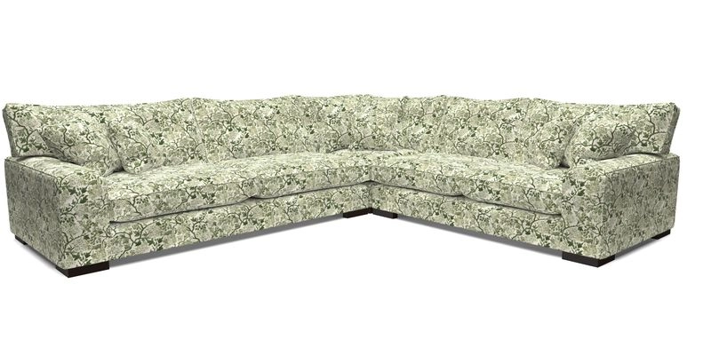 Richmond Large Corner Unit LHF in Two Tone Plain Biscuit