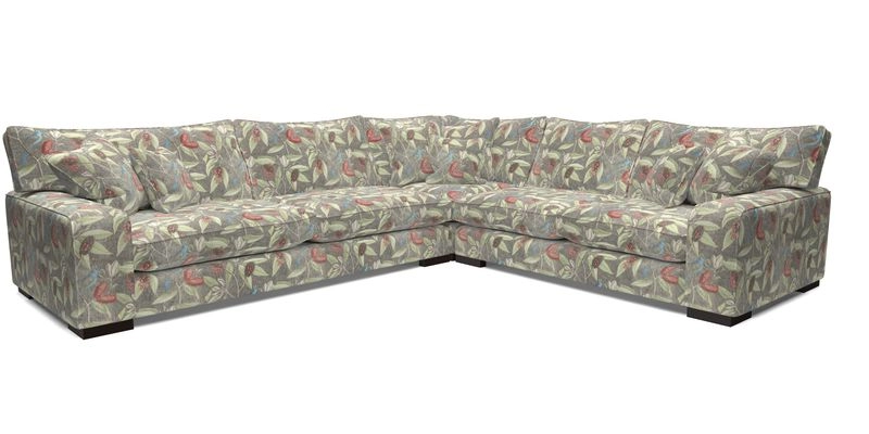 Richmond Large Corner Unit LHF in Two Tone Plain Biscuit