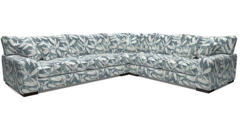 Richmond Large Corner Unit LHF in Two Tone Plain Biscuit