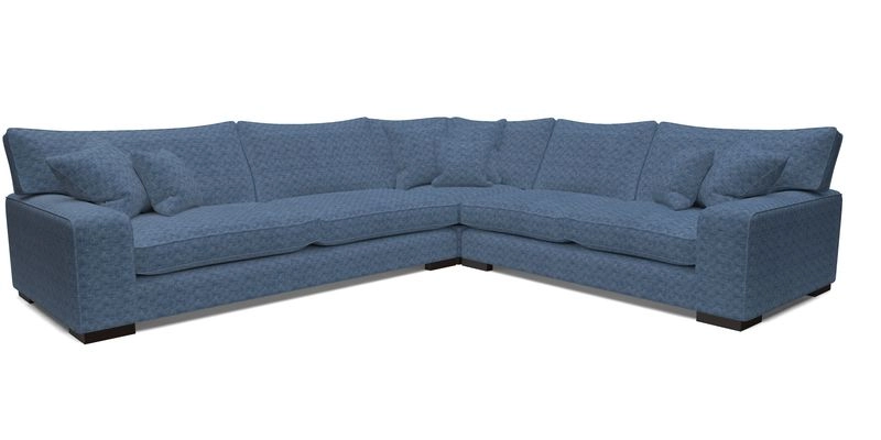 Richmond Large Corner Unit LHF in Two Tone Plain Biscuit