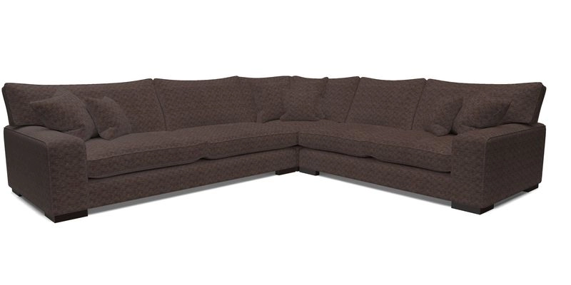 Richmond Large Corner Unit LHF in Two Tone Plain Biscuit