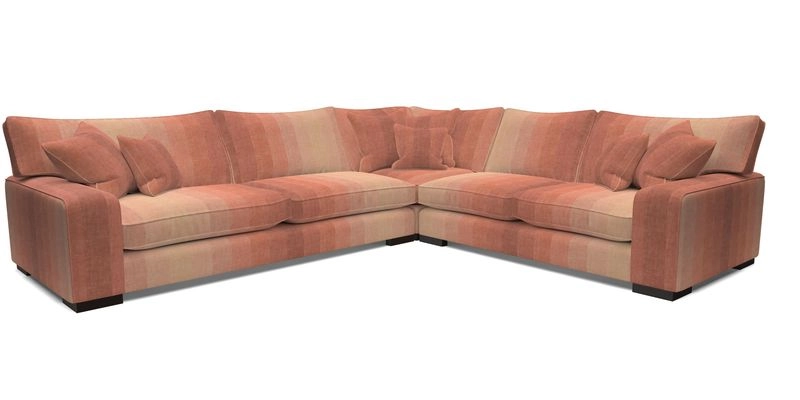 Richmond Large Corner Unit LHF in Two Tone Plain Biscuit