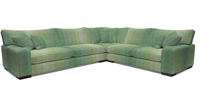 Richmond Large Corner Unit LHF in Two Tone Plain Biscuit