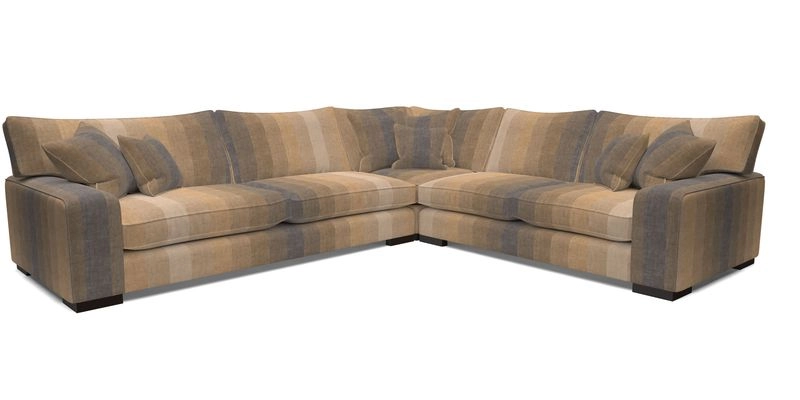 Richmond Large Corner Unit LHF in Two Tone Plain Biscuit