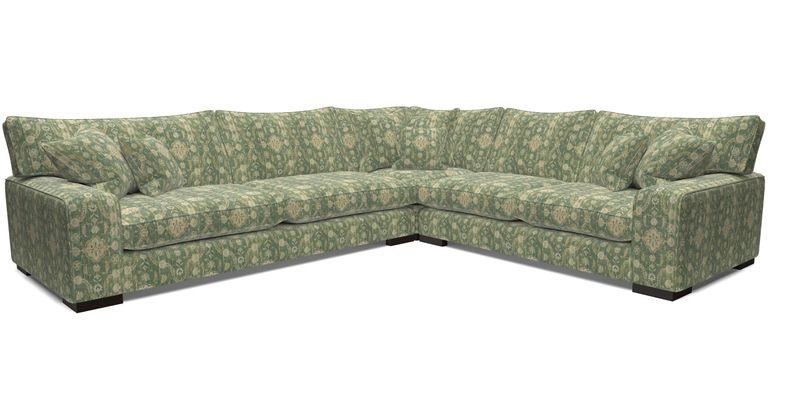 Richmond Large Corner Unit LHF in Two Tone Plain Biscuit