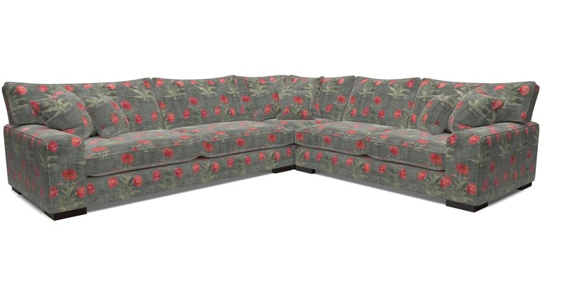 Richmond Large Corner Unit LHF in Two Tone Plain Biscuit