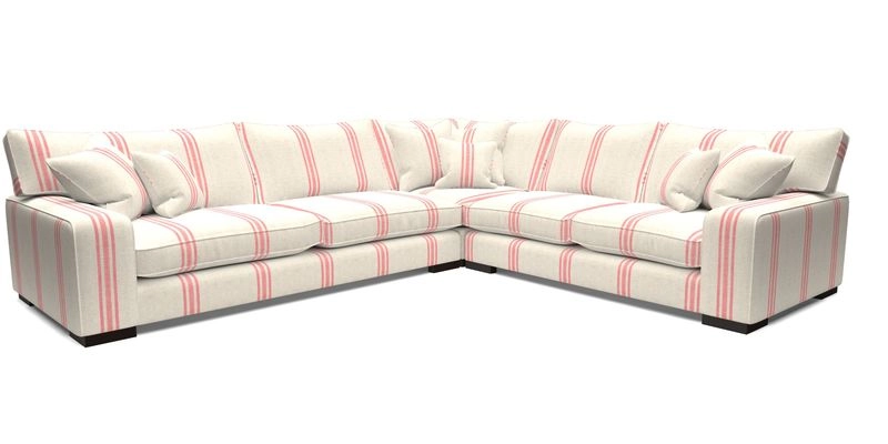 Richmond Large Corner Unit LHF in Two Tone Plain Biscuit