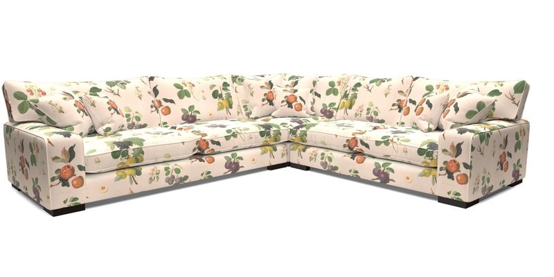 Richmond Large Corner Unit LHF in Two Tone Plain Biscuit