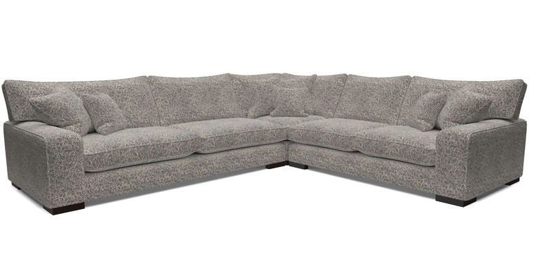 Richmond Large Corner Unit LHF in Two Tone Plain Biscuit