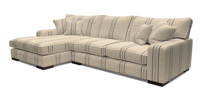 Richmond Chaise LHF  in Two Tone Plain Biscuit