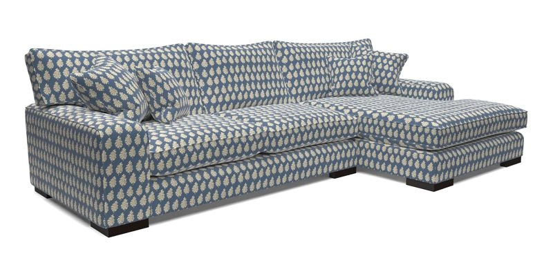 Richmond Chaise LHF  in Two Tone Plain Biscuit