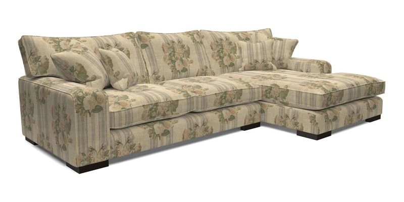 Richmond Chaise LHF  in Two Tone Plain Biscuit