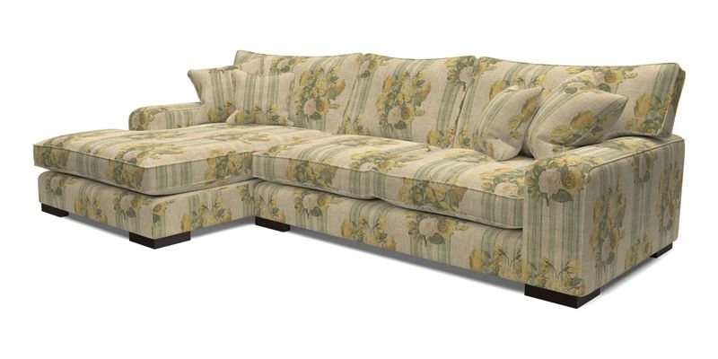 Richmond Chaise LHF  in Two Tone Plain Biscuit
