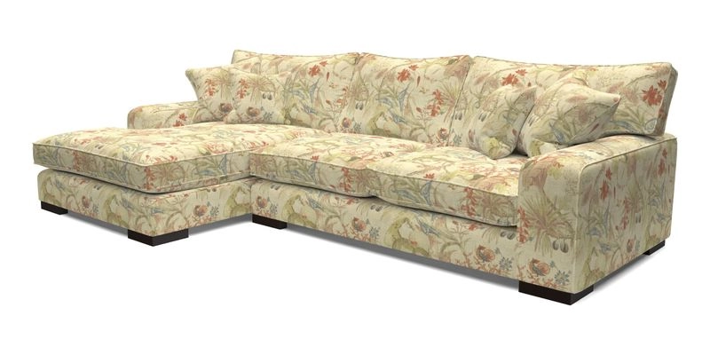 Richmond Chaise LHF  in Two Tone Plain Biscuit