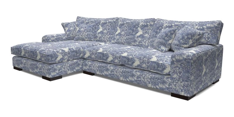 Richmond Chaise LHF  in Two Tone Plain Biscuit