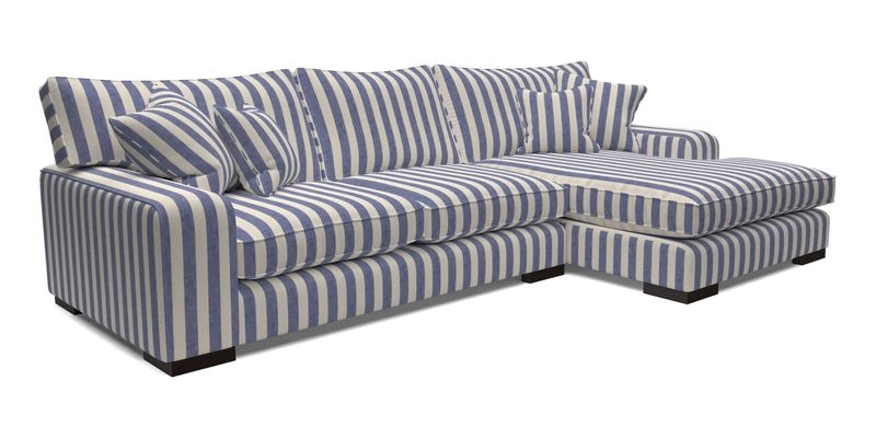 Richmond Chaise LHF  in Two Tone Plain Biscuit