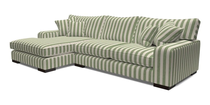Richmond Chaise LHF  in Two Tone Plain Biscuit