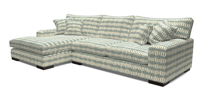Richmond Chaise LHF  in Two Tone Plain Biscuit