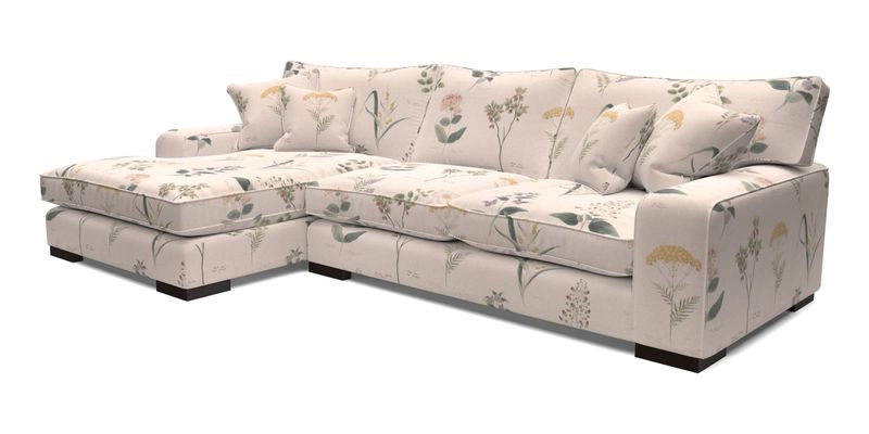 Richmond Chaise LHF  in Two Tone Plain Biscuit