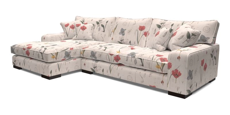 Richmond Chaise LHF  in Two Tone Plain Biscuit