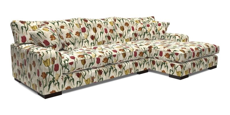 Richmond Chaise LHF  in Two Tone Plain Biscuit