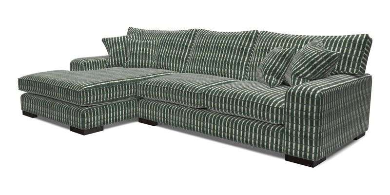 Richmond Chaise LHF  in Two Tone Plain Biscuit