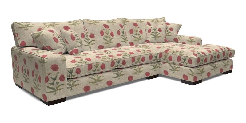 Richmond Chaise LHF  in Two Tone Plain Biscuit