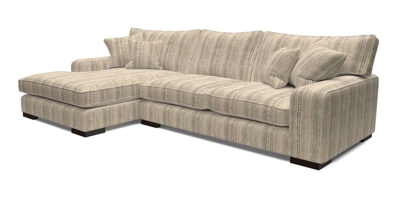 Richmond Chaise LHF  in Two Tone Plain Biscuit