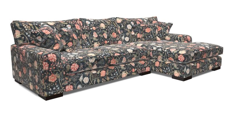 Richmond Chaise LHF  in Two Tone Plain Biscuit