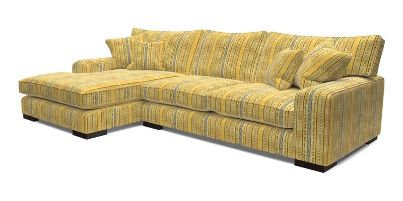 Richmond Chaise LHF  in Two Tone Plain Biscuit