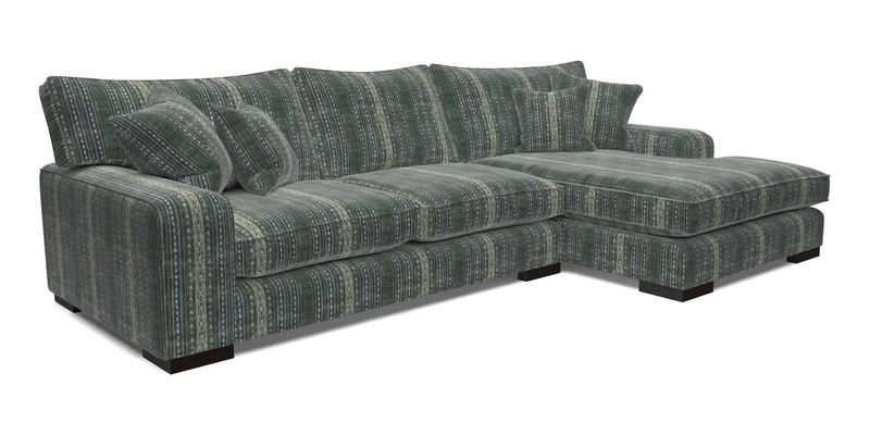 Richmond Chaise LHF  in Two Tone Plain Biscuit