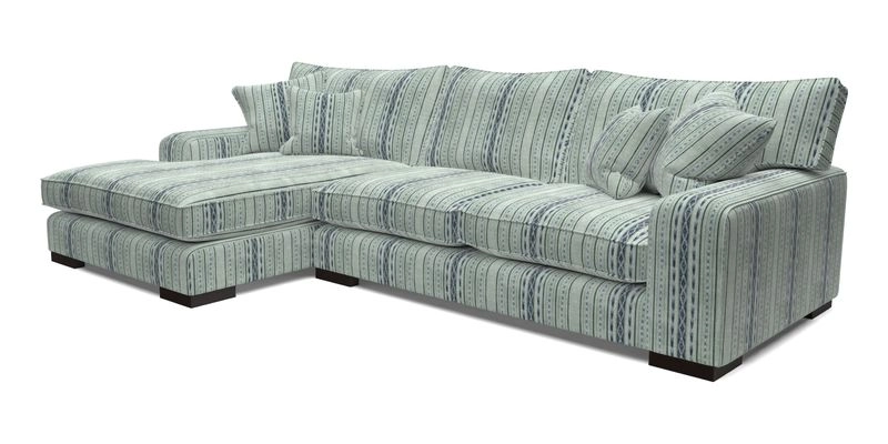 Richmond Chaise LHF  in Two Tone Plain Biscuit