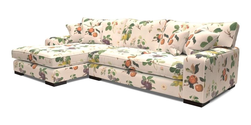 Richmond Chaise LHF  in Two Tone Plain Biscuit