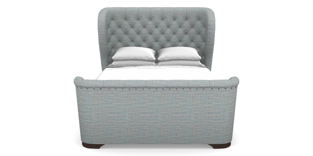 Product photograph of Rouen High End Double In Basket Weave - Blue from Sofas and Stuff Limited