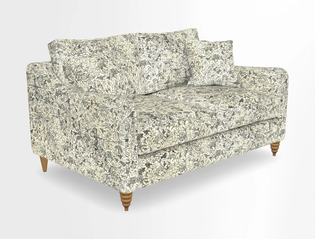 Rye 2 Seater Sofa in Herringbone Shadow