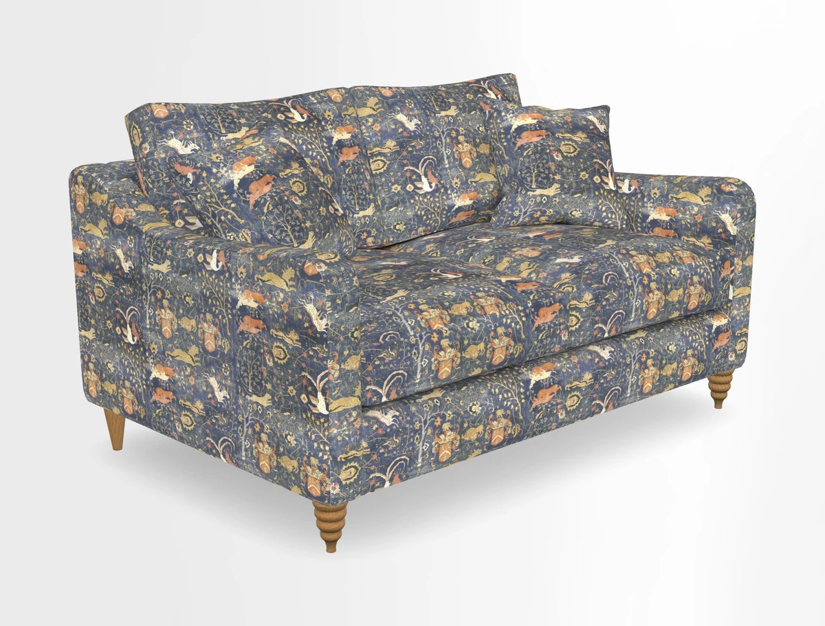 Rye 2 Seater Sofa in Herringbone Shadow