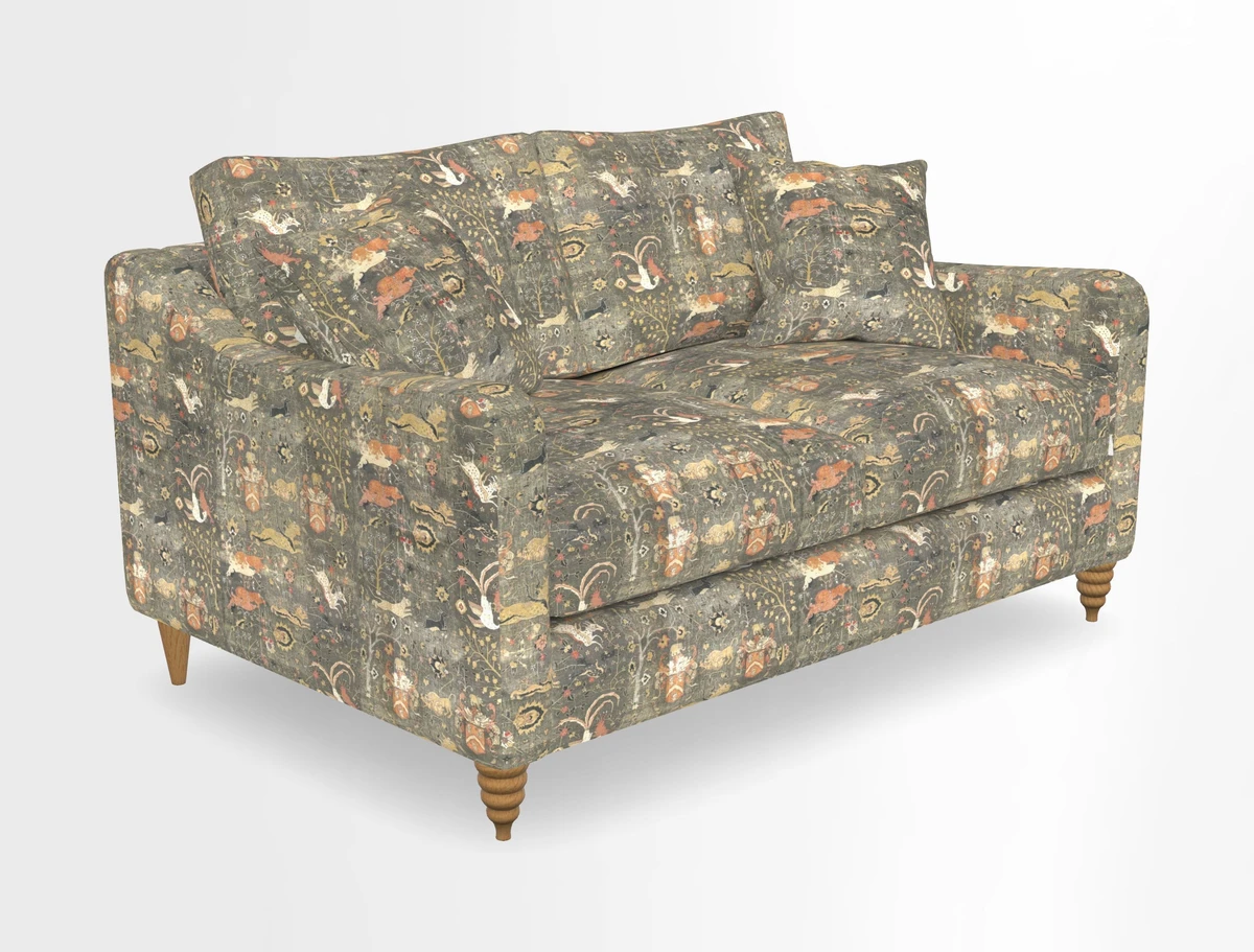 Rye 2 Seater Sofa in Herringbone Shadow