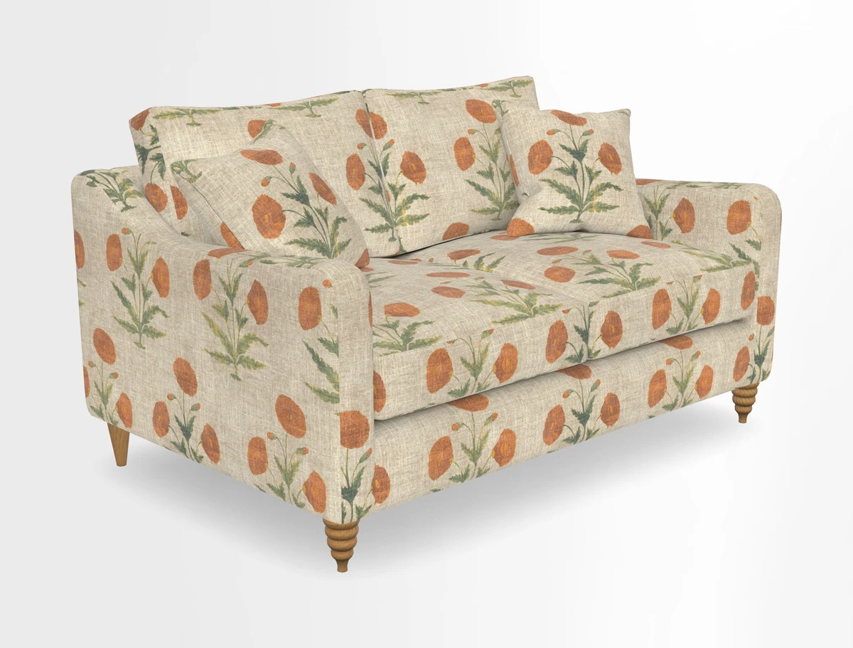 Rye 2 Seater Sofa in Herringbone Shadow