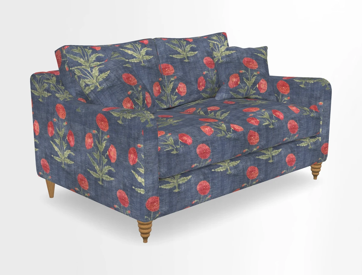 Rye 2 Seater Sofa in Herringbone Shadow