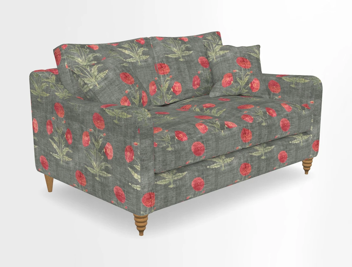 Rye 2 Seater Sofa in Herringbone Shadow