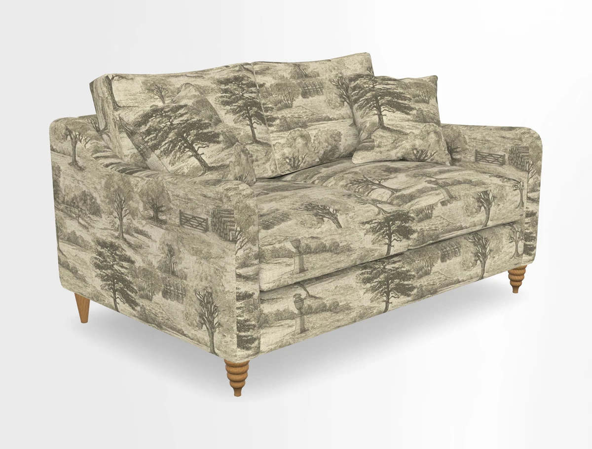 Rye 2 Seater Sofa in Herringbone Shadow