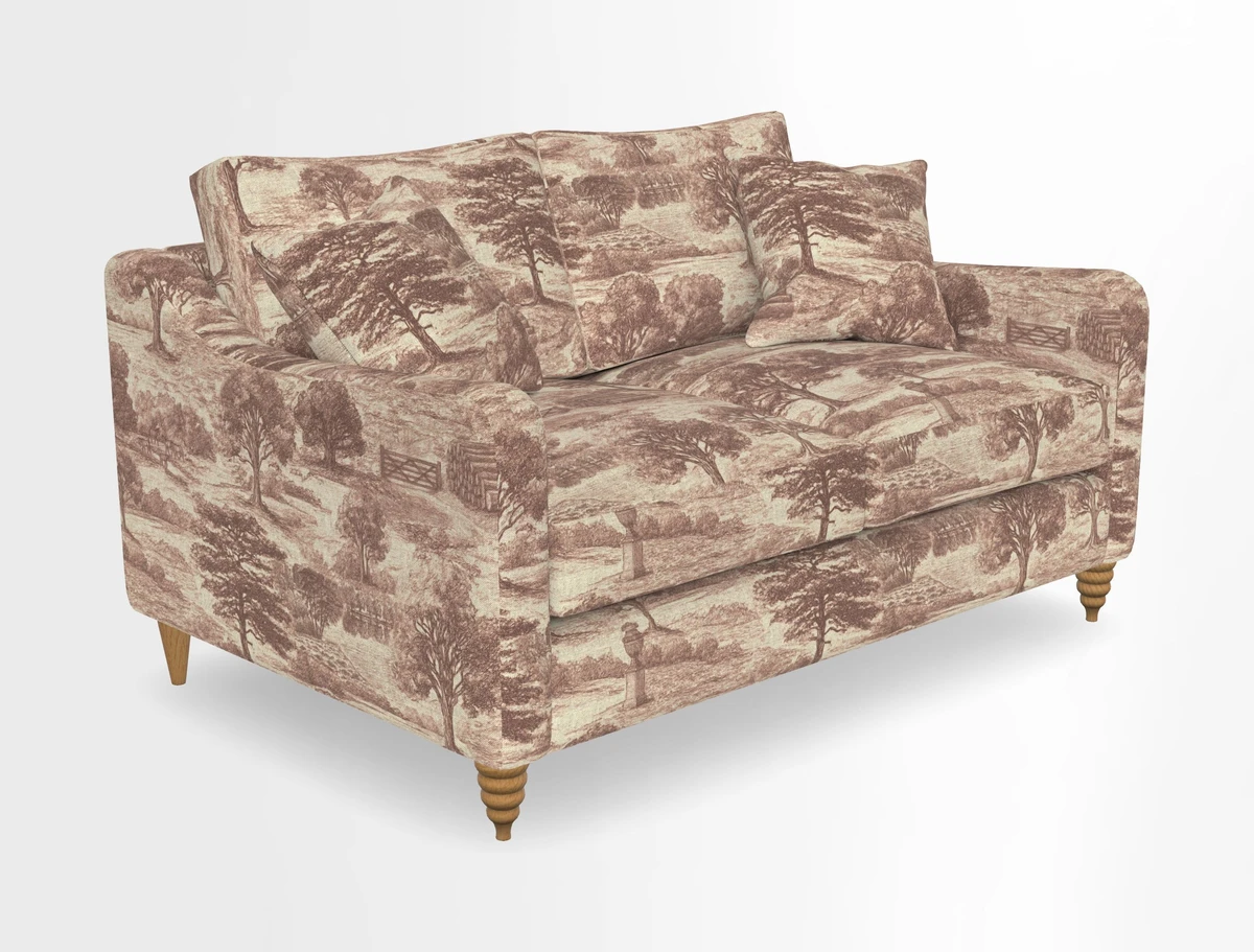 Rye 2 Seater Sofa in Herringbone Shadow