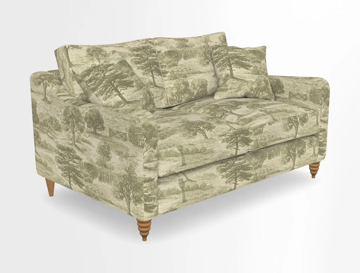 Rye 2 Seater Sofa in Herringbone Shadow