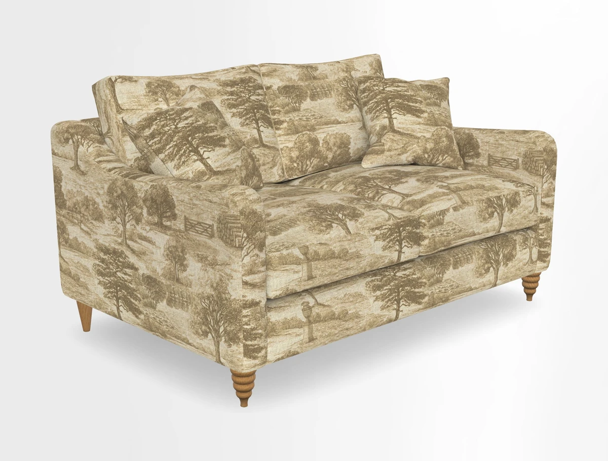 Rye 2 Seater Sofa in Herringbone Shadow