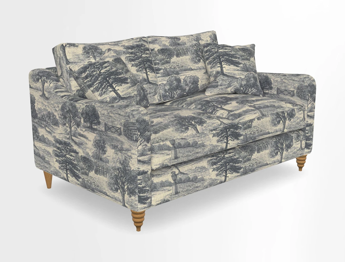 Rye 2 Seater Sofa in Herringbone Shadow