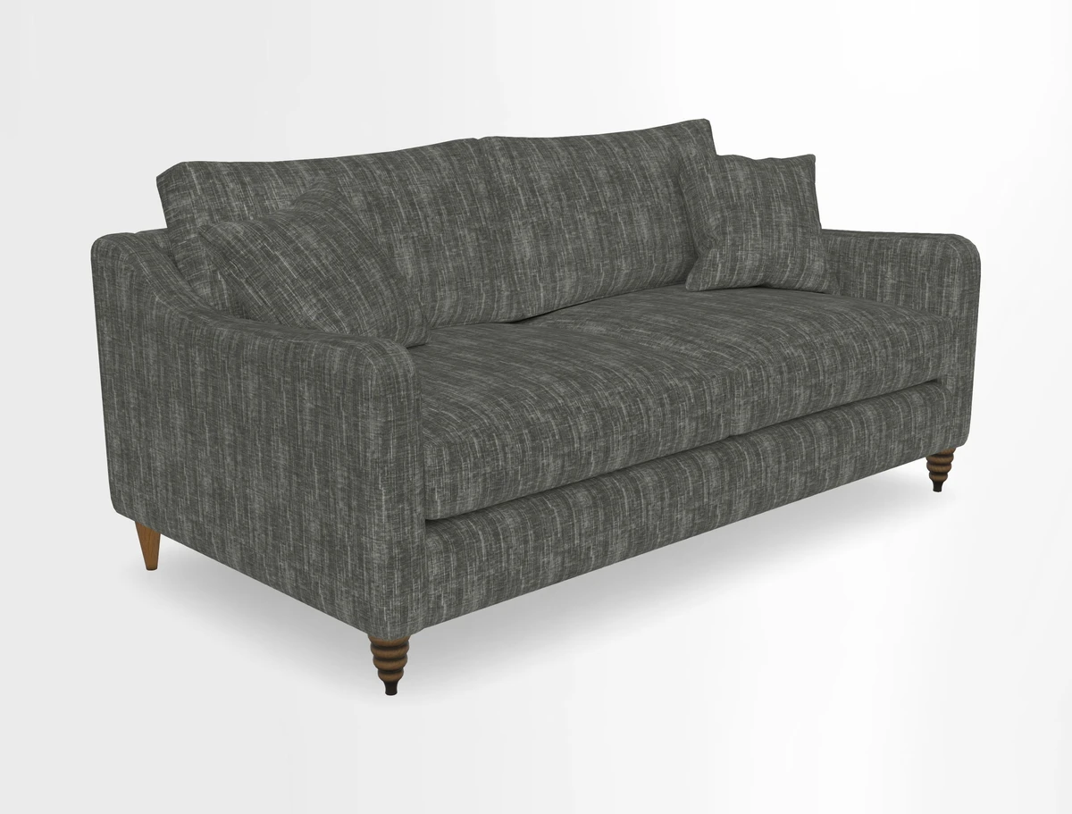 Rye 3 Seater Sofa in Herringbone Shadow