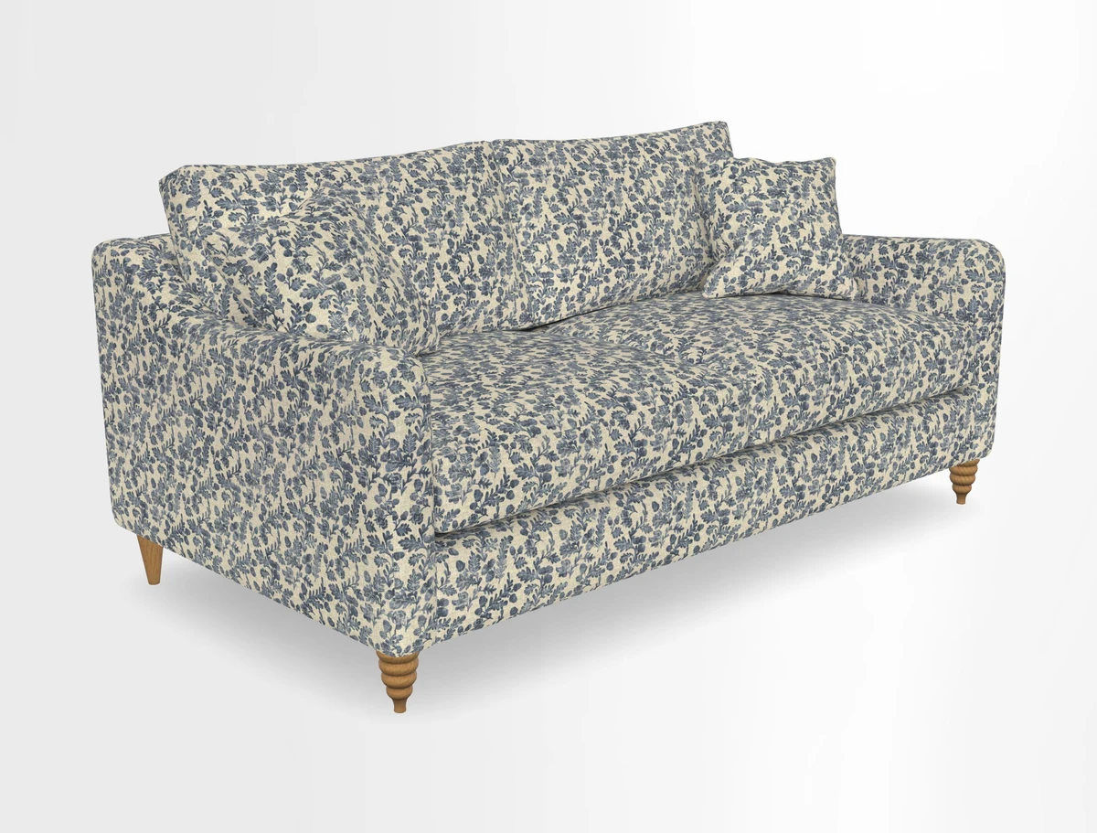 Rye 3 Seater Sofa in Herringbone Shadow