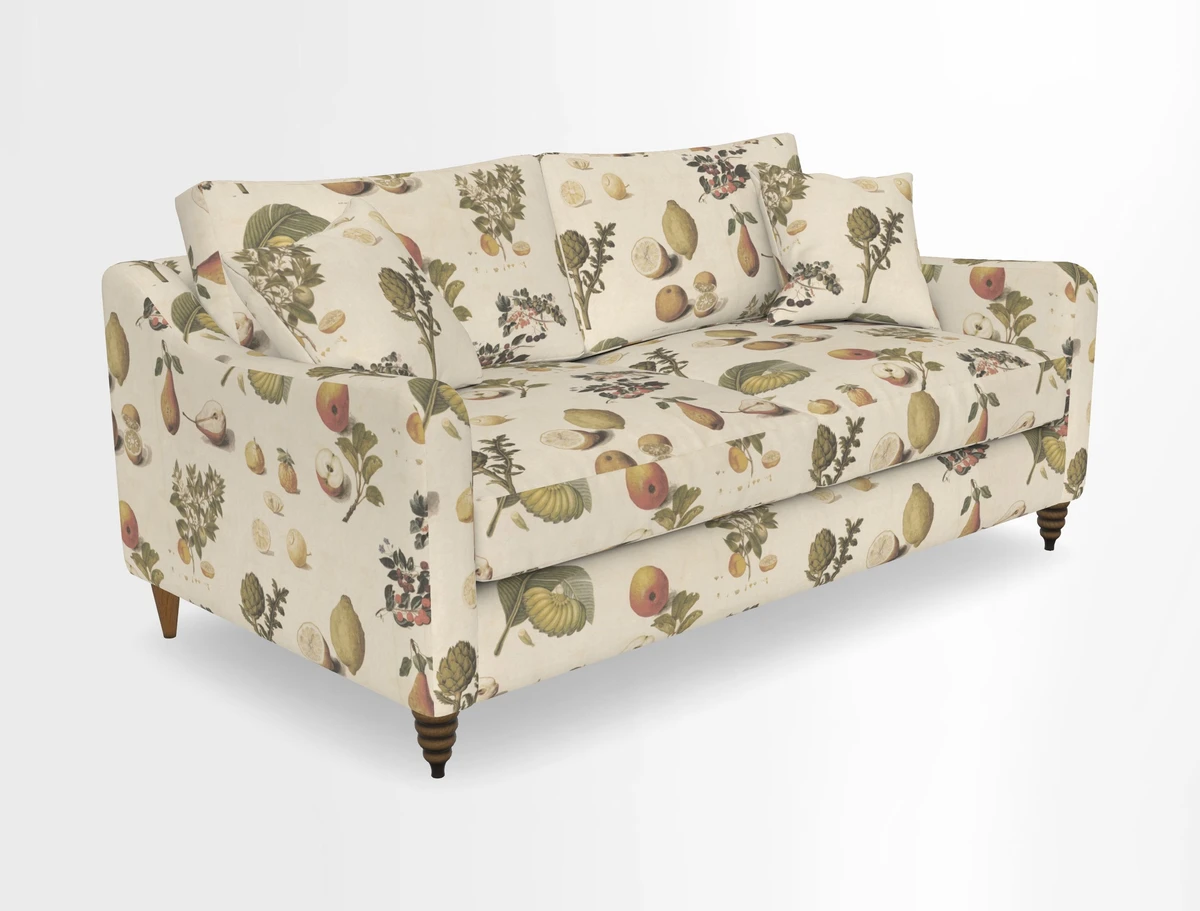 Rye 3 Seater Sofa in Herringbone Shadow