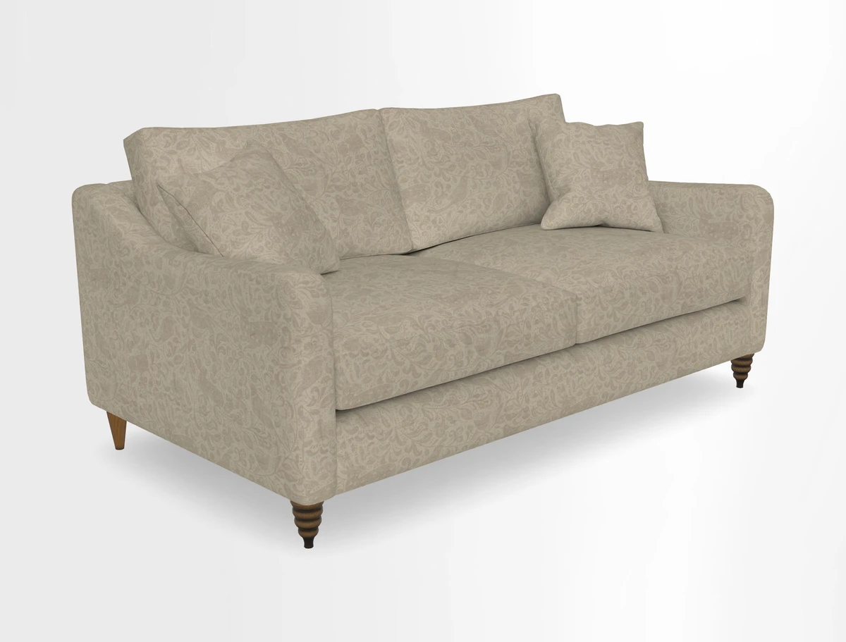 Rye 3 Seater Sofa in Herringbone Shadow